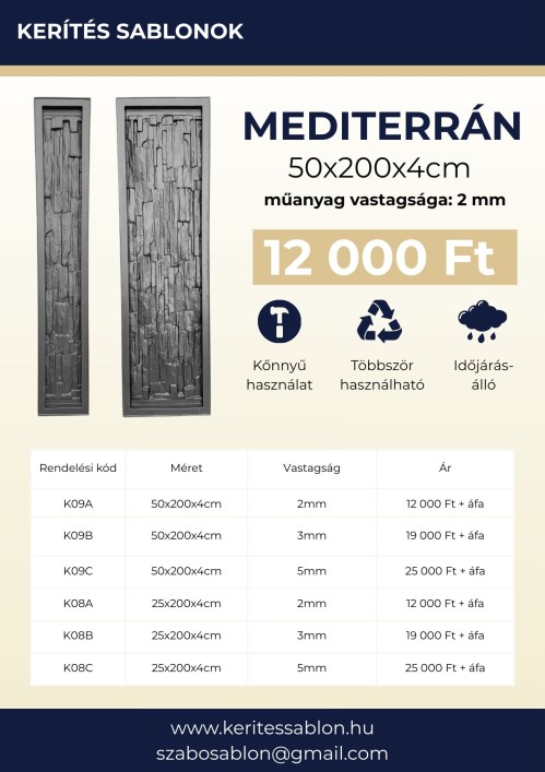 Mediterrán - adatlap
